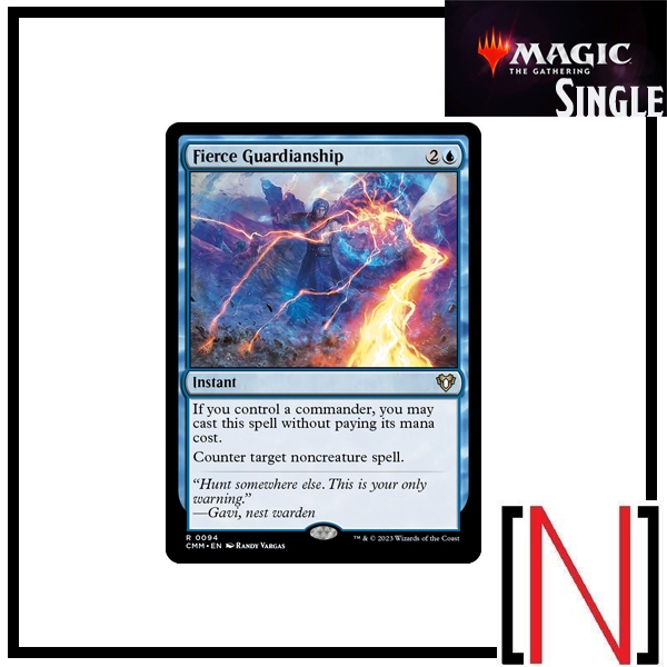 [MTG][Single][CMM] Fierce Guardianship ระดับ Rare [ภาษาอังกฤษ]