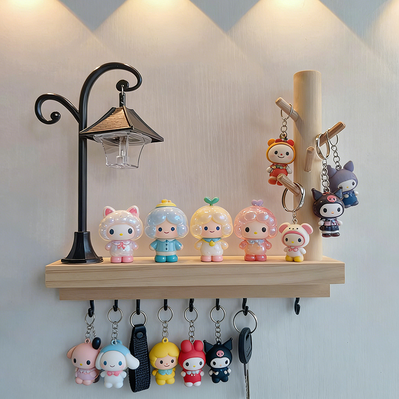 ของใหม่มาแรง ตะขอแขวนกุญแจ ไม้เนื้อแข็ง แข็งแรงทนทาน! ติดผนังง่าย พร้อมตกแต่งสวยงาม
