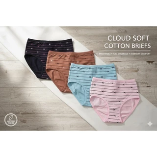 010 กางเกงใน 10 ตัว 546-Lคละสี ผ้าคอตตอน ดี ถูก ทน Underwear Women Lady ผู้หญิง เสื้อผ้า