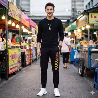 กางเกงวอร์มขายาว ราคาถูก 🔥 ล้างสต็อค M-5XL ผ้านุ่ม ใส่สบาย สุ่มลาย พร้อมส่ง