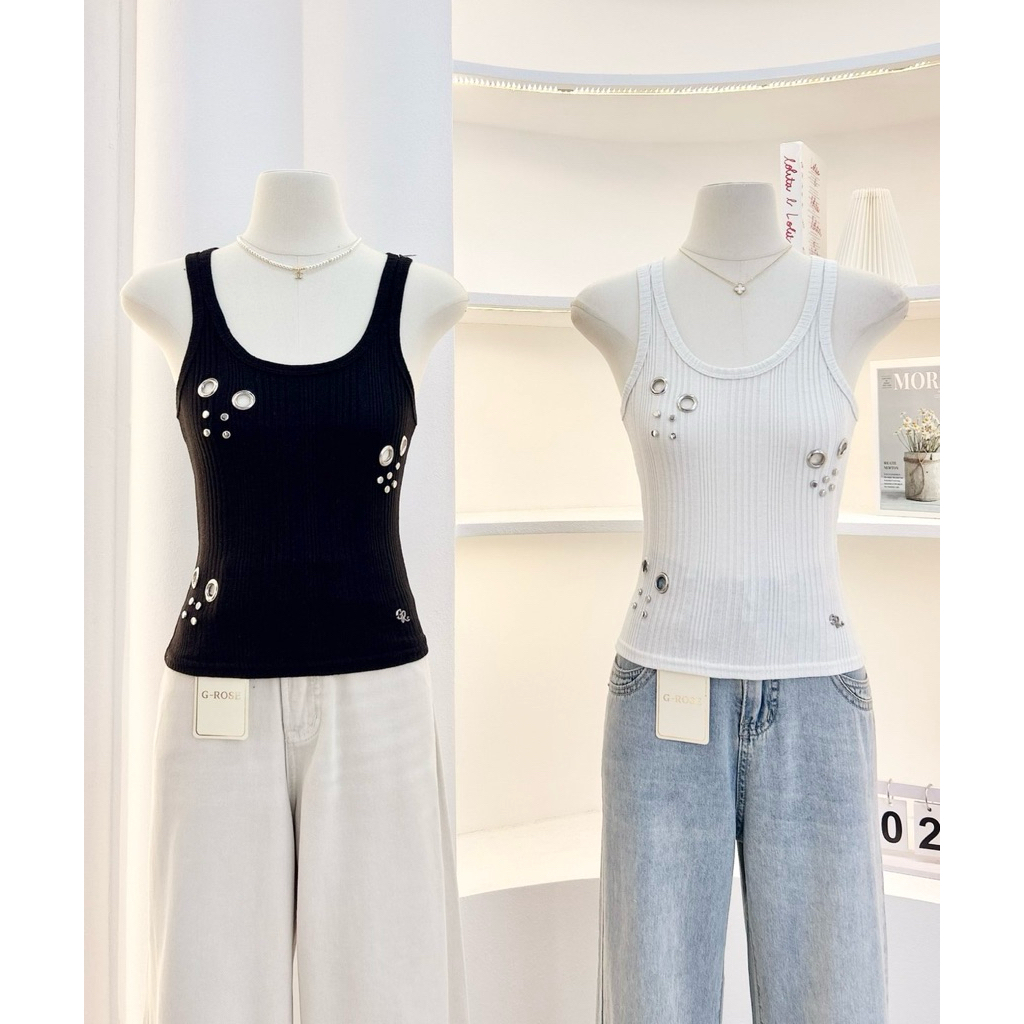 G-ROSE เสื้อกล้ามแต่งดีเทล