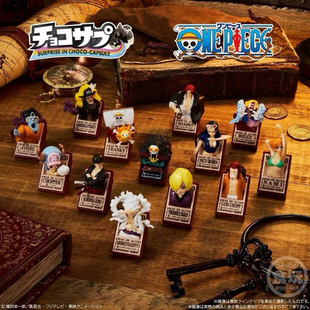 โมเดลวันพีซ ป้ายค่าหัว 3 มิติเท่ห์ๆ (One piece)
