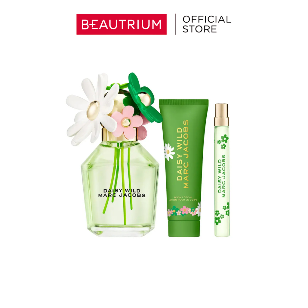 MARC JACOBS SP26 Daisy Wild EDP 100ml + Body Lotion 75ml + EDP 10ml น้ำหอม 1set