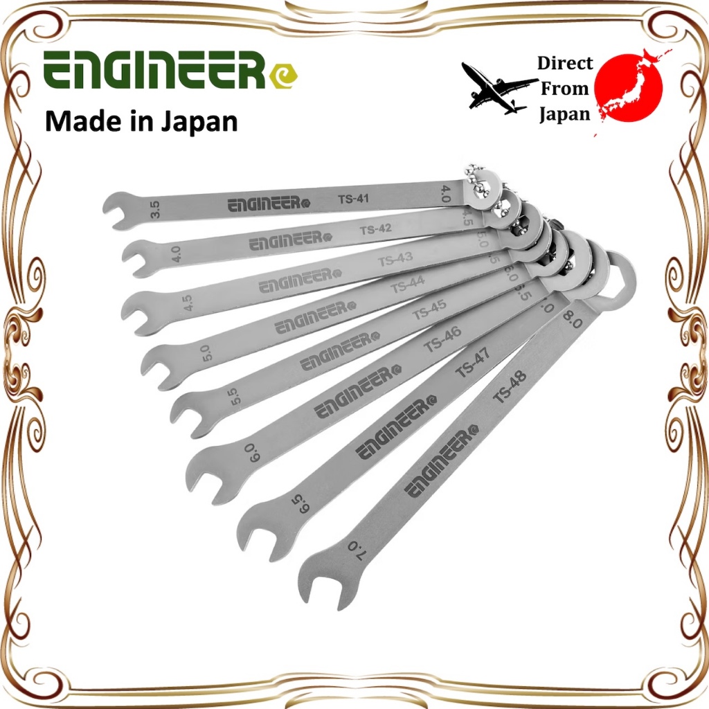 【Direct from Japan】Engineer Mini Spanner ชุด 8 TS-04