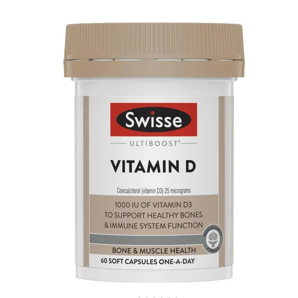 Swisse Vitamin D 60 Capsules Exp.10/2027