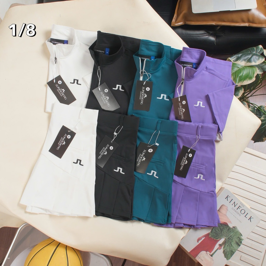 พร้อมส่ง! ชุดตีกอล์ฟผู้หญิง เสือแขนสั้น กระโปรงมีซับในขาสั้น ซื้อครั้งเดียวได้ทั้งชุด (เสื้อ+กระโปรง) ราคา ถูกที่สุด ดีลบีเคเค แกลเลอรีภาพที่ 5