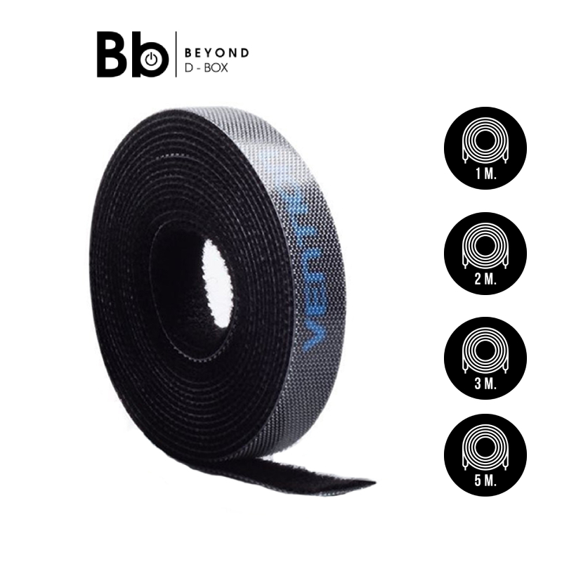 Vention เคเบิ้ลไทร์ 1M/2M/3M/5M Black by BB Beyond D-Box