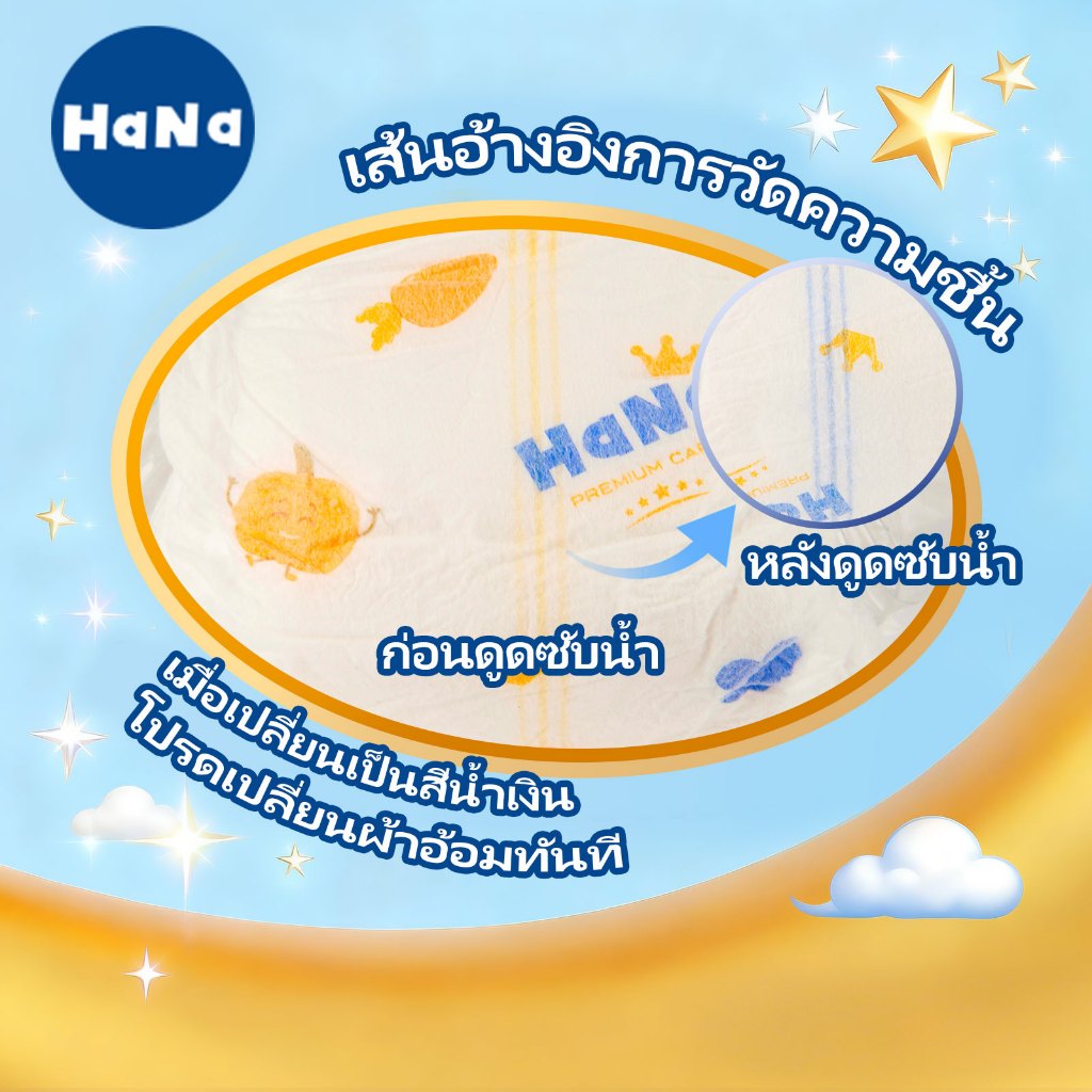 【จัดส่งเร็ว】HaNa กางเกงผ้าอ้อมเด็ก ผ้าอ้อมเด็ก NB-XXXL 50pcs/1 pack BABY DIAPERS PANTS ราคา ถูกที่สุด ดีลบีเคเค แกลเลอรีภาพที่ 8