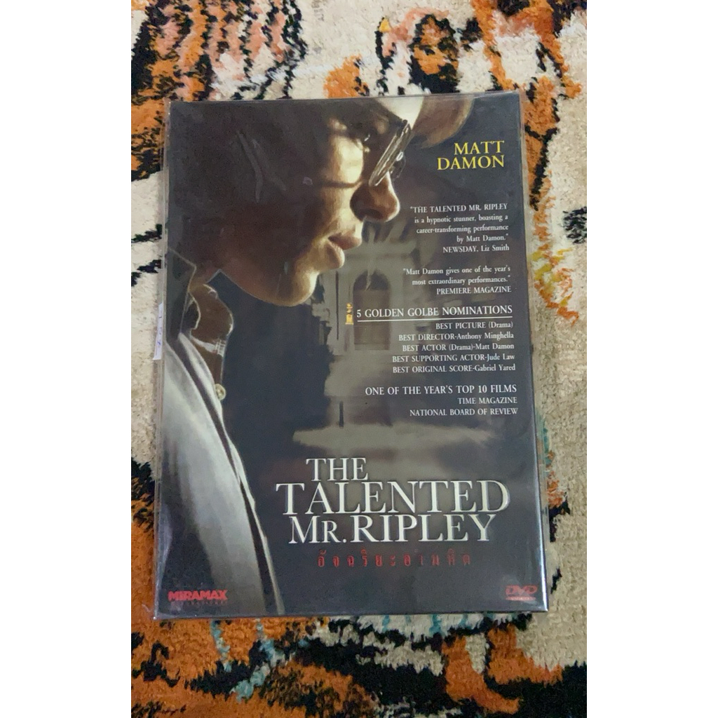 DVD หนัง THE TALENTED MR.RIPLEY ปกสวมมือ2แผ่นแท้มีเสียงไทย 957
