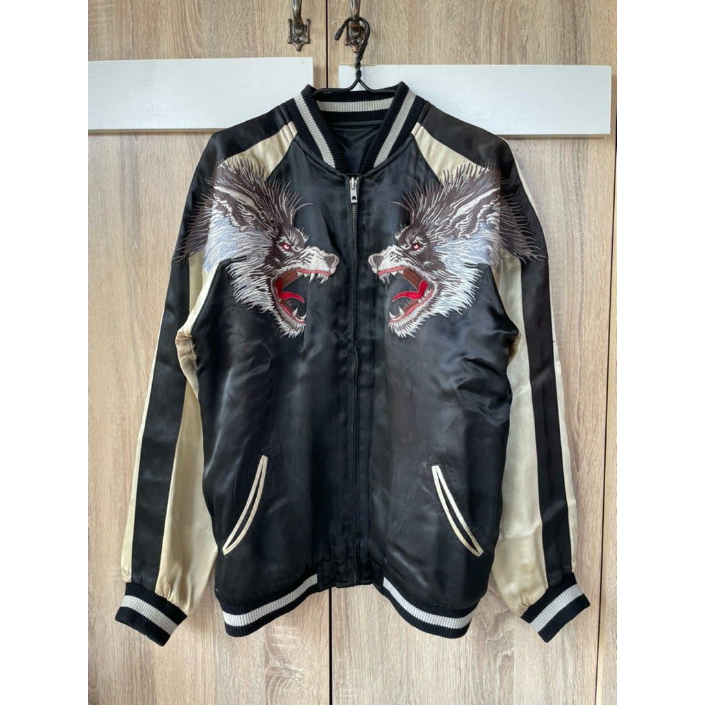 Sukajan Jacket Satori เสื้อแบรนด์เนม แจ็คเก็ตญี่ปุ่น เสื้อปักลายญี่ปุ่น วินเทจ ของแท้ มือสอง