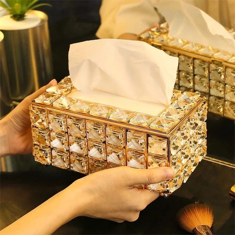 Crystal Tissue กล่องทิชชู่งานคริสตัล Box Nordic Style สวยงาม