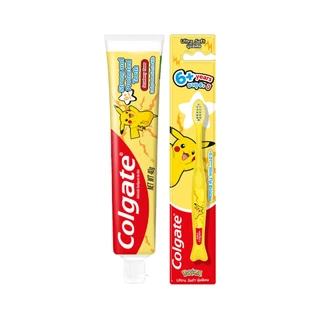 เซตยาสีฟันและแปรงสีฟันเด็ก คอลเกต โปเกมอน Colate Pokémon Kids Set (Toothpaste + Toothbrush)