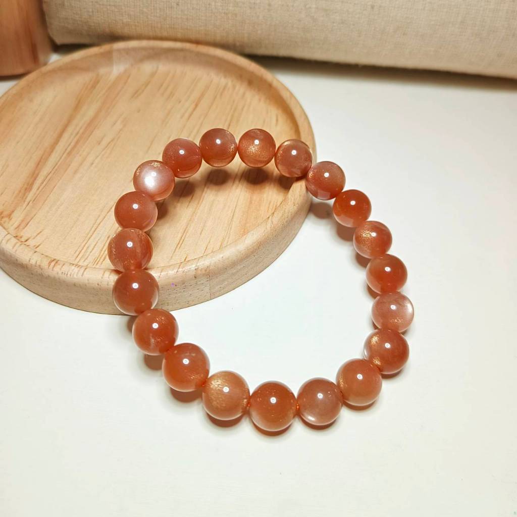 สร้อยข้อมือหิน ซันสโตน”Sunstone” หรือ สุริยกานต์ พลังงานหยาง ราคา ถูกที่สุด ดีลบีเคเค แกลเลอรีภาพที่ 5