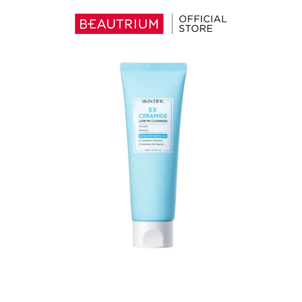 SKINTIFIC 5X Ceramide Low pH Cleanser ผลิตภัณฑ์ทำความสะอาดผิวหน้า 120ml