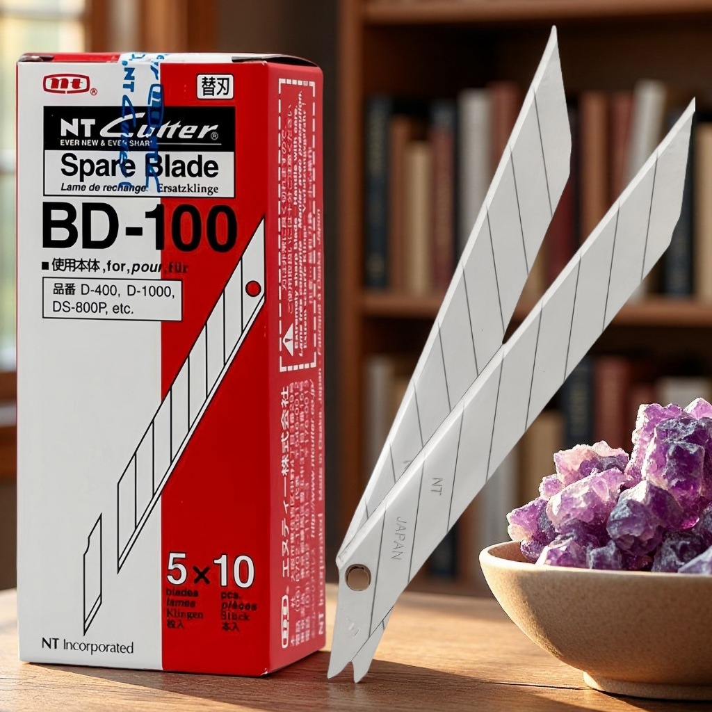 💯แท้ขายส่ง💯 (ยกกล่อง50ใบ) NT  CUTTER ใบมีดBDใบคัตเตอร์ ใบมีด คัตเตอร์