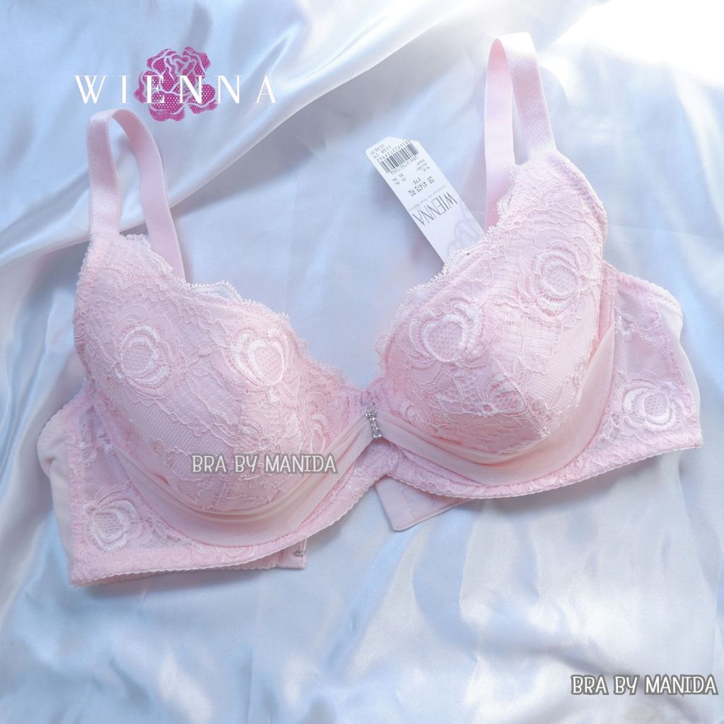 ✨**สินค้าใหม่ แท้ ***✨ราคาปกติ 1150.- WIENNA - DB41475 (33)ชุดชั้นในเวียนนา เสื้อชั้นในลูกไม้ มีโครง ฟองบาง