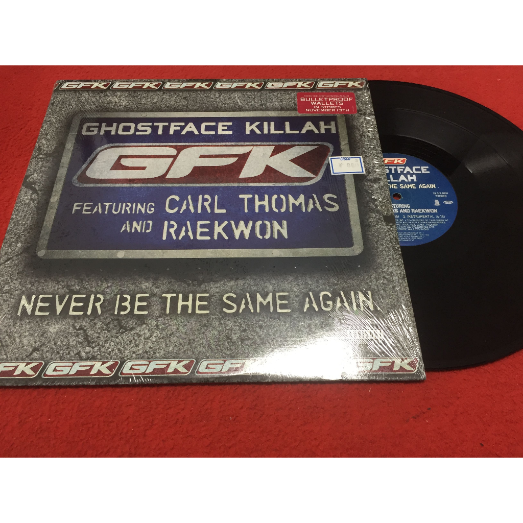 Never Be the Same Again -  Ghostface Killah ขนาด 12 นิ้ว LP ร้าน PinHaiMusic B136
