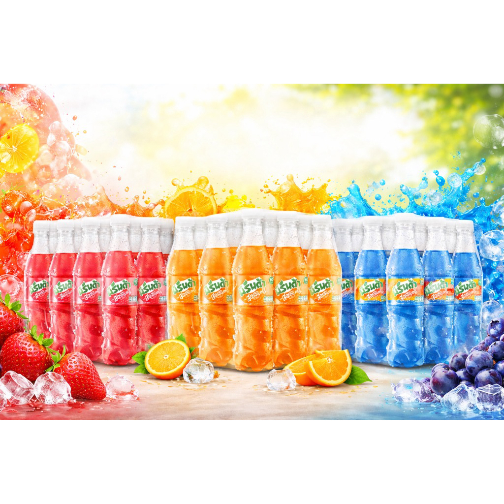 น้ำอัดลม มิรินด้า (Mirinda) ขนาด 345 มล. แพ็ค 12 ขวด
