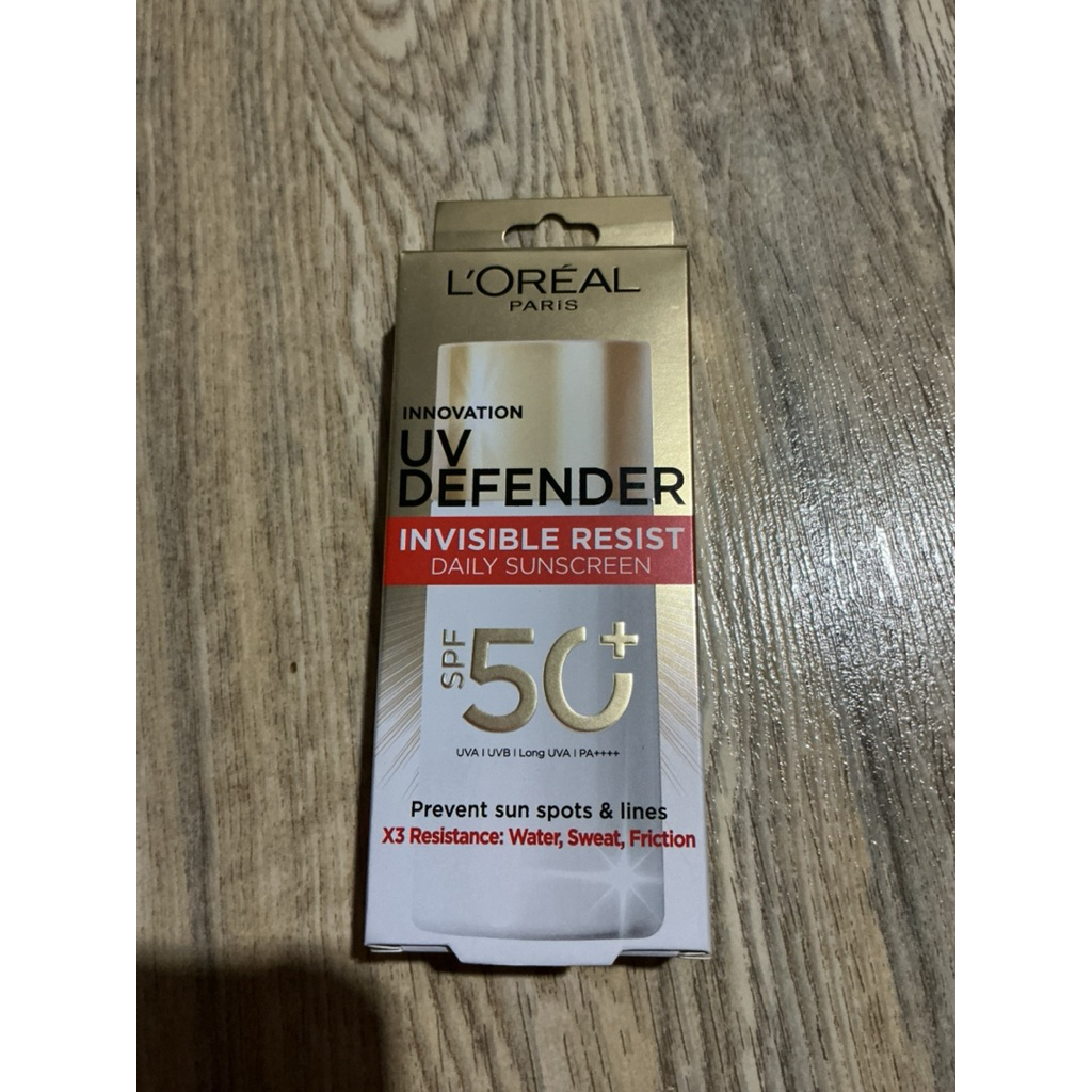 LOREAL UV DEFENDER 50ml สีแดงทอง