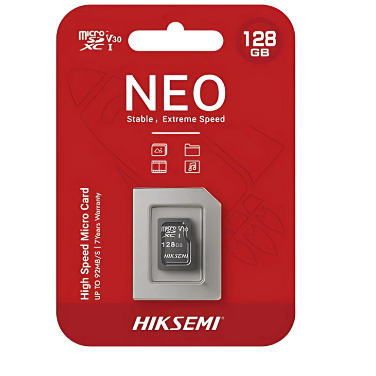 HIKSEMI NEO C1 128GB HIGH SPEED MICRO CARD CLASS 10 ถ่ายวิดีโอ Full HD เมมโมรี่การ์ด
