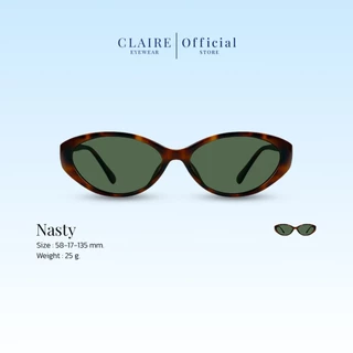 CLAIRE : (NT) แว่นกันแดด รุ่น " Nasty " สี Nasty Shine (สีลับสุดลิมิเต็ด)แว่นกันแดดเลนส์แท้ กันแดดUV400 | Sunglasses
