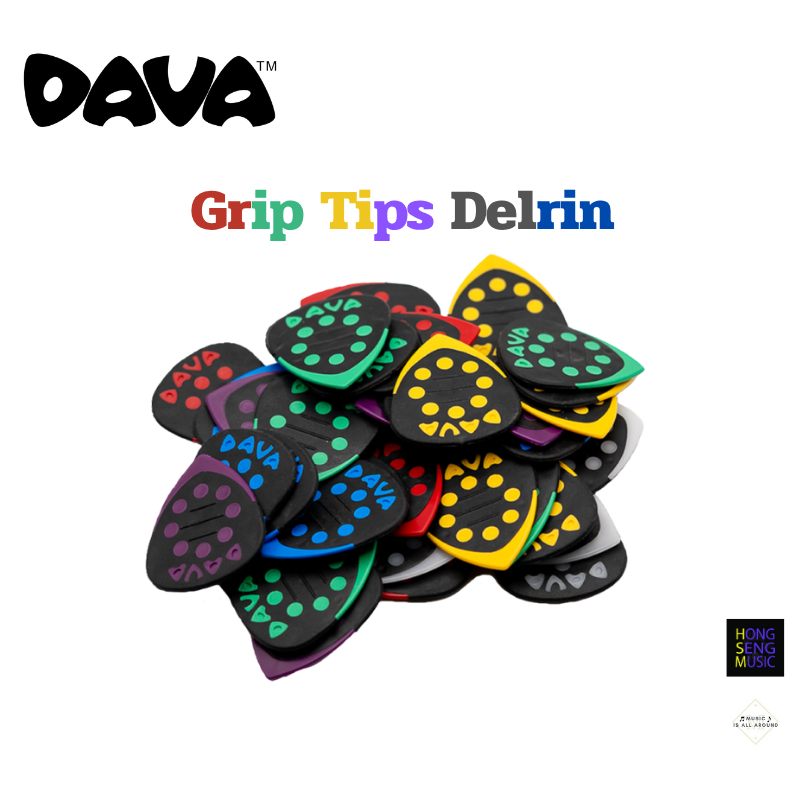 DAVA Pick Grip Tips Delrin เลือกสีได้ตามใจชอบ