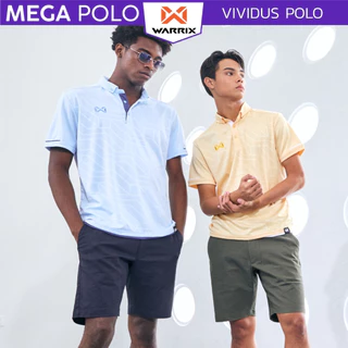เสื้อโปโล WARRIX เทคนิค Emboss ลวดลายมีมิติ 242PLACL30 รุ่น VIVIDUS POLO