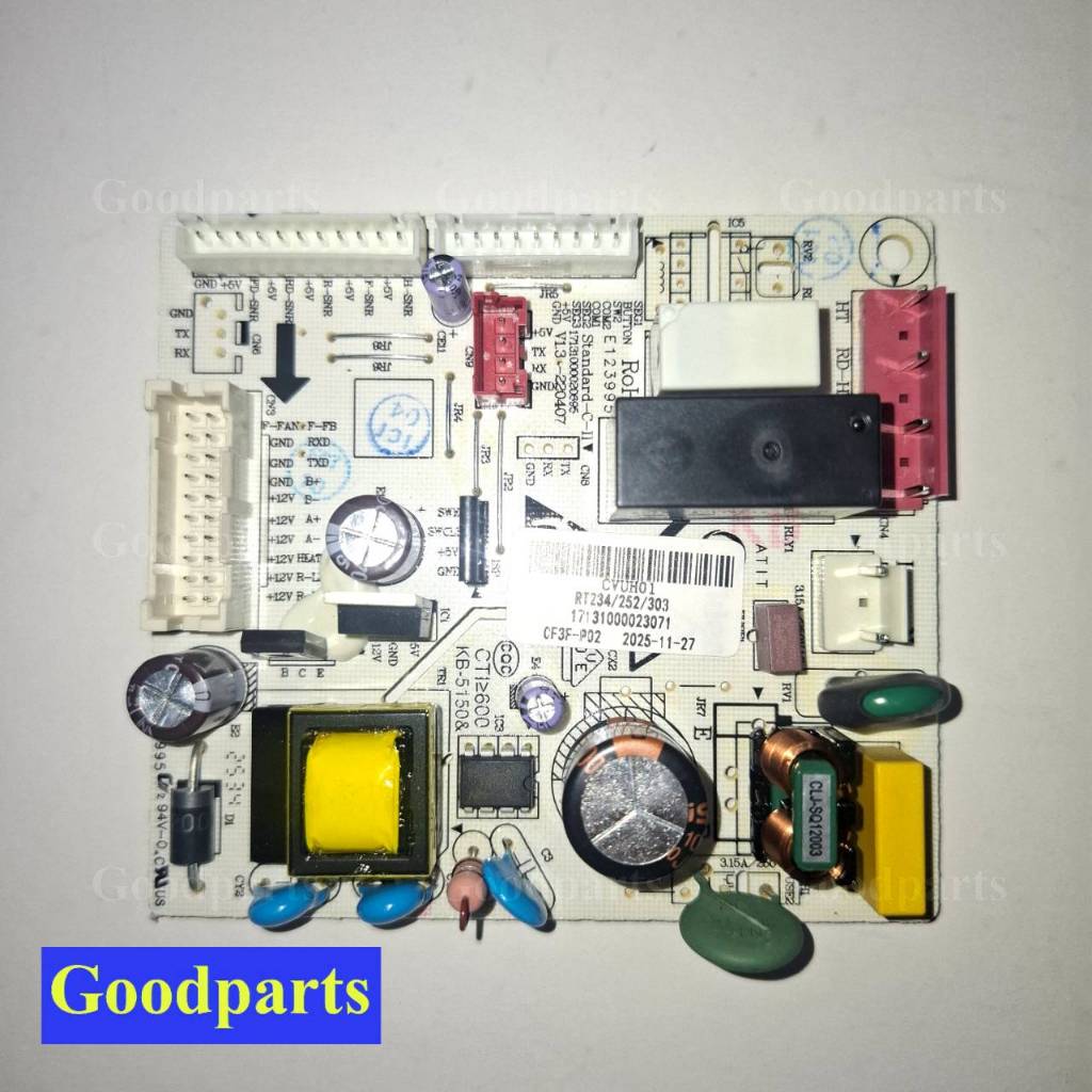 44T67677 แผงบอร์ดตู้เย็นTOSHIBA(โตชิบา)รุ่น GR-RT234WE/GR-RT252WE-อะไหล่ใหม่