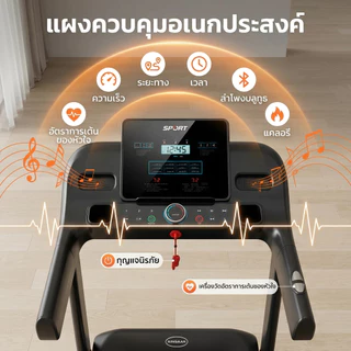 ลู่วิ่งไฟฟ้า JC700 ลู่วิ่ง 5.0HP Treadmill ลู่วิ่งพับได้ ปรับระดับความเร็ว16ระดับ ปรับความชันได้3ระดั เครื่องวิ่งไฟฟ้า