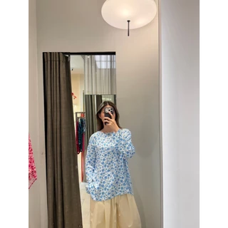 EVERYDAY APPARELS cotton botanic blouse เสื้อคอตตอนแขนยาว