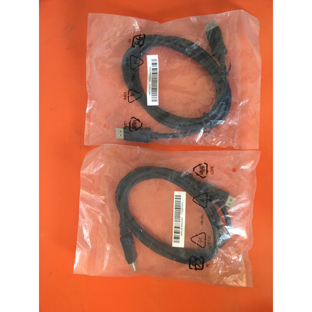 สายDP สายแท้ติดมากับจอ AOC ต่อการ์ดจอคอมพิวเตอร์ ยาว 1.8 เมตร สายมือสอง