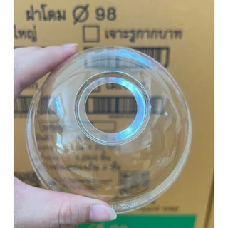 ฝาโดมเจาะรู (D-98)ขนาดปาก 98 mm.50pcs./packยี่ห้อ FPC/ยี่ห้อ3A