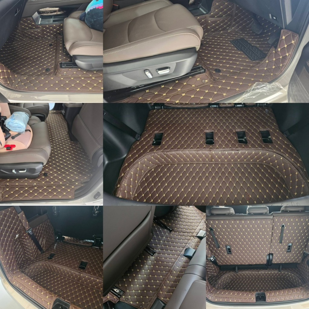 พรม WULING STARLIGHT DARION (VIP) พรมหนังภายในรถยนต์6D 7D เข้ารูปตรงรุ่นเต็มคัน 9ชิ้น(กดสั่งแล้วเลือกสีและลายแจ้งทางแชท)