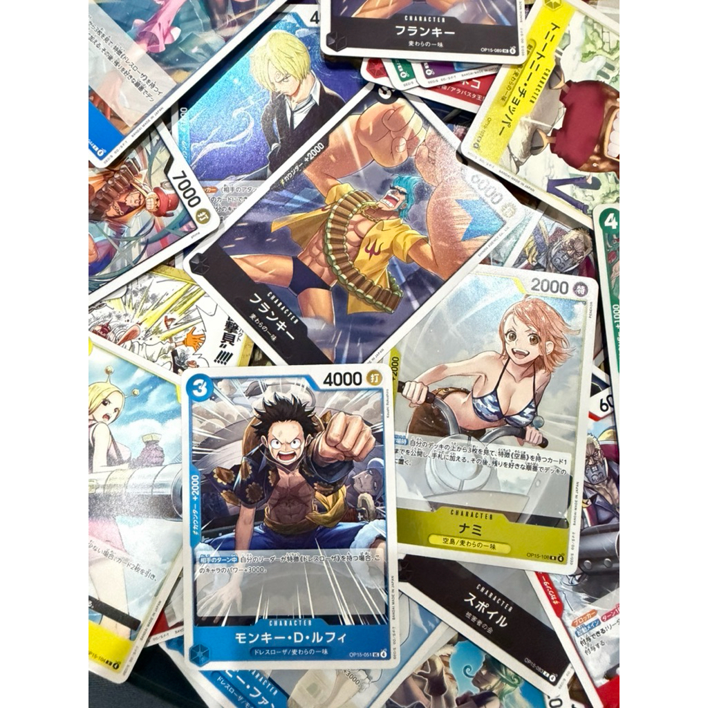 สุ่มการ์ด One Piece☠️☠️☠️70ใบ