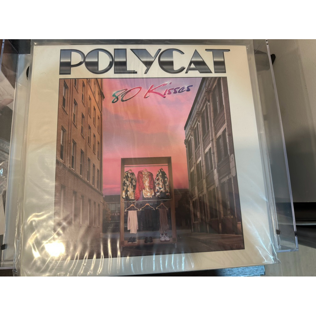 แผ่นเสียง Vinyl Polycat : 80 Kisses(แผ่นสีฟ้า)
