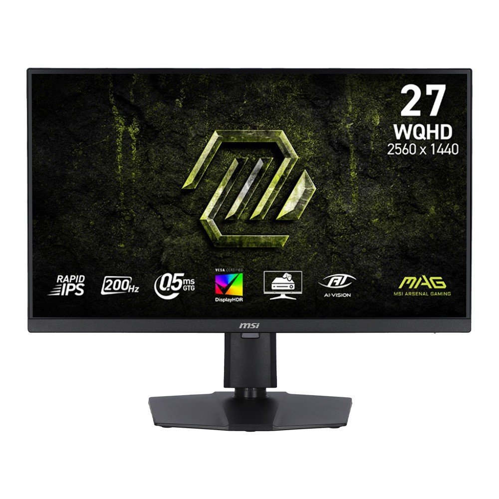Monitor (จอมอนิเตอร์) MSI MAG 274QPF E20 - 27 Inch IPS 2K 200Hz AMD Freesync Premium USB-C