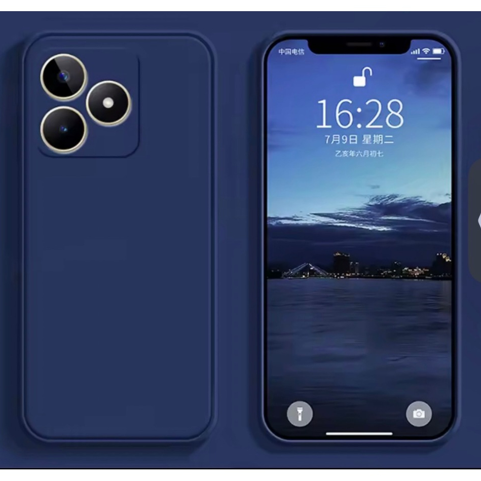 เคส ซิลิโคนนิ่ม สีพื้น สำหรับ Realme Note60X Note60 Note50 Note80 เคสฝาหลัง กันกระแทก สวยหรู ส่งไว