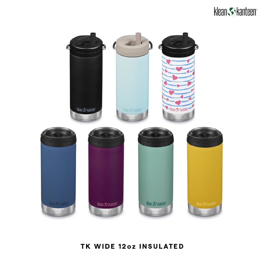 KLEAN KANTEEN TKWIDE INSULATED 12oz แก้วกระบอกน้ำเก็บความเย็น