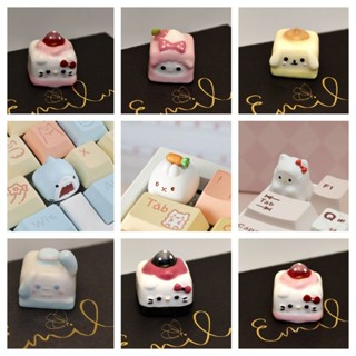 Artisan Keycaps คีย์แคปตกแต่ง ESC คีย์แคปการ์ตูน น่ารัก 1U แ…