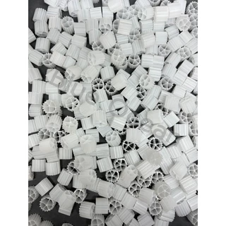 Moving Bed มูฟวิ่งเบด วัสดุกรองคุณภาพ ขนาด 100g/200g/500g/1kg ช่วยกำจัดของเสีย เหมาะกับตู้ปลาสวยงาม ไบโอมีเดีย เกรด A