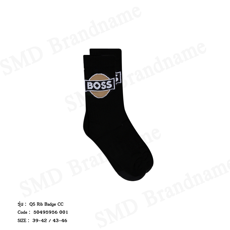 Hugo Boss ถุงเท้า รุ่น QS Rib Badge CC Code: 50495956 001