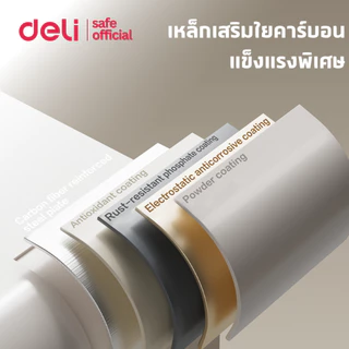 Deli ตู้เซฟนิรภัย ตู้เซฟอิเล็กทรอนิกส์ ดิจิตอล สไตล์มินิมอล แข็งแรง ทนทาน รับประกัน1ปี Safe Box