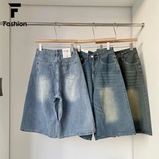 กางเกงยีนส์เอวสูง ทรงกระบอก ขา7ส่วน สไตล์เกาหลี คู่รัก Unisex 4สี ถูกและคุ้ม
