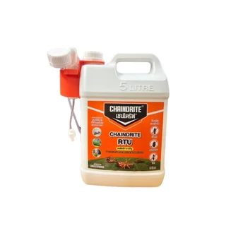 Chaindrite เชนไดร้ท์ RTU น้ำยากำจัดปลวก และแมลง หมุนฝาเสียบสายฉีดพร้อมใช้ ขนาด 5 ลิตร
