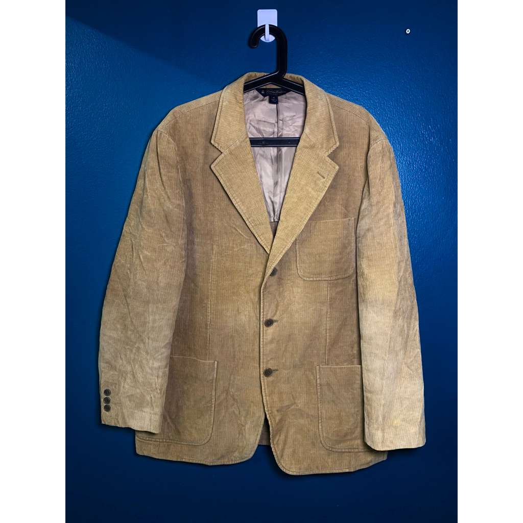 Brooks Brothers Notch Collar 3 Buttons Corduroy Blazer