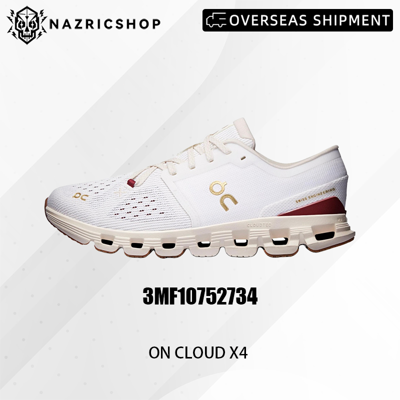 （ของแท้100% ）On  Cloud X4 3MF10752734 รองเท้ากีฬา รองเท้าวิ่งระบายอากาศ