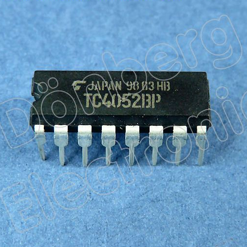 TC4052BP TC4052B TC4052 14052B Analog Multiplexers/Demultiplexers