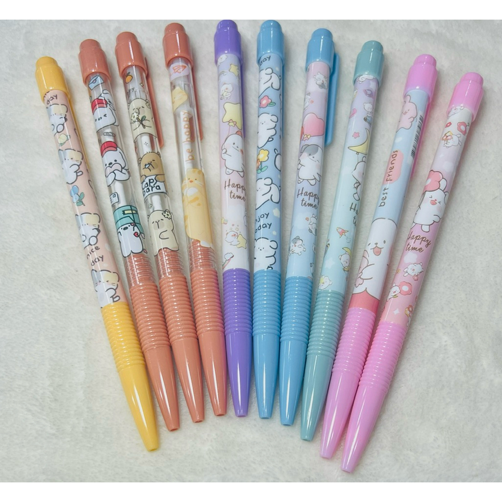 ปากกา Moshi Moshi หลากหลายสีสัน ลายน่ารัก(ราคาต่อ 1 ด้าม)