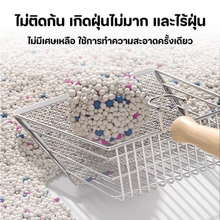 ทรายแมวเบนโทไนต์ 2KG/1ถุง ครอกแมว ความสามารถในการดูดซับน้ำได้ถึง 8L คลุมกลิ่นเร็ว6 กลิ่น