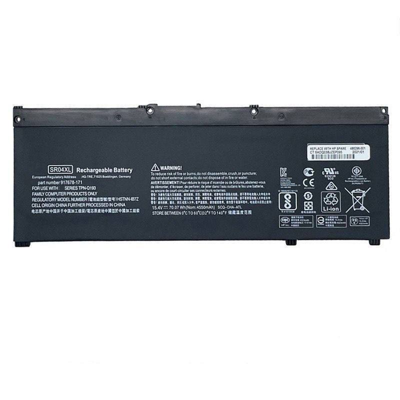 High quality BATTERY HP SR04XL, genuine ORG, can be used with models OMEN SR04XL 15-CE 15-CB 15-DC